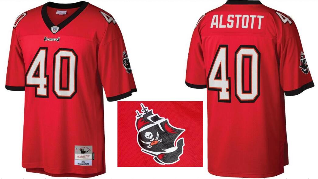 Mike Alstott Tampa Bay Buccaneers red jersey