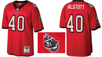 Mike Alstott Tampa Bay Buccaneers red jersey