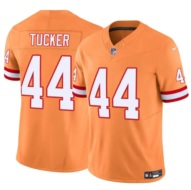 Sean Tucker Tampa Bay Buccaneers orange FUSE jersey