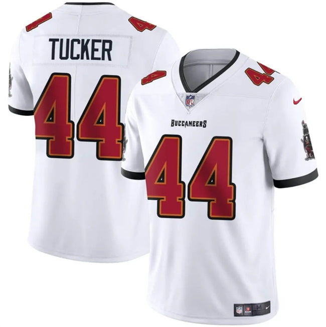 Sean Tucker Tampa Bay Buccaneers white jersey