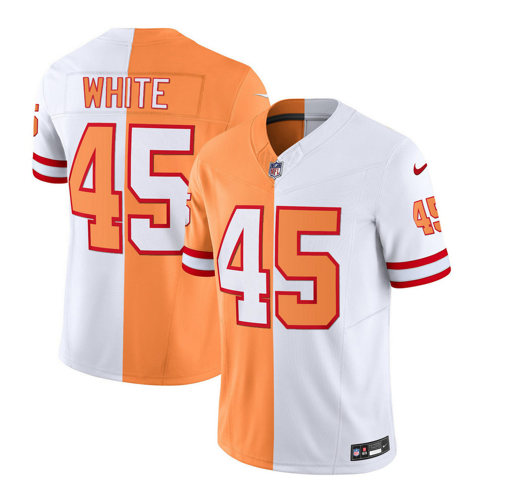 Devin White Tampa Bay Buccaneers white-gold FUSE jersey