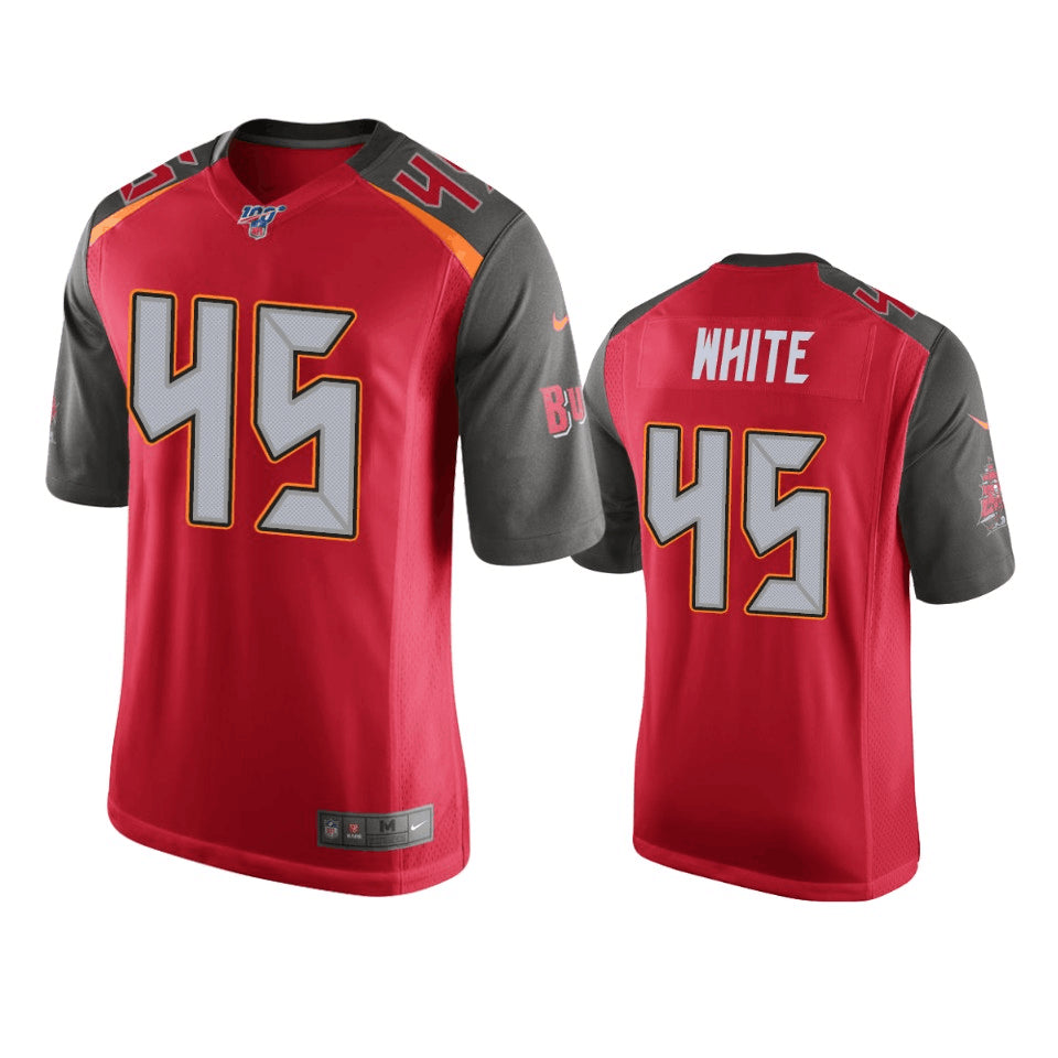 Devin White Tampa Bay Buccaneers red jersey