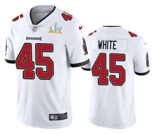 Devin White Tampa Bay Buccaneers white jersey