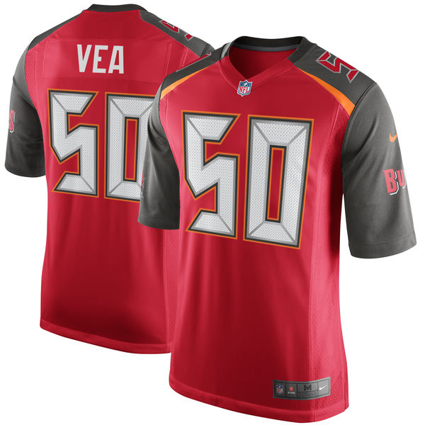 Vita Vea Tampa Bay Buccaneers red Game jersey