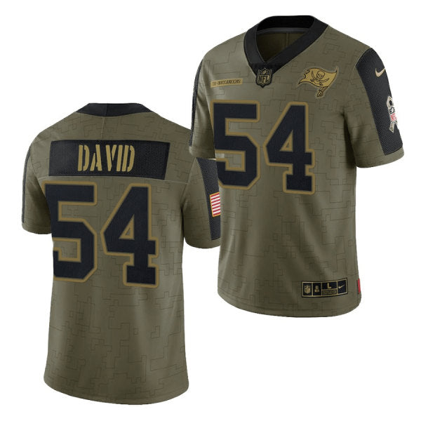 Lavonte David Tampa Bay Buccaneers olive Salute To Service jersey