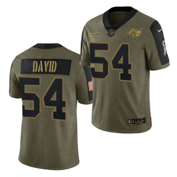 Lavonte David Tampa Bay Buccaneers olive Salute To Service jersey