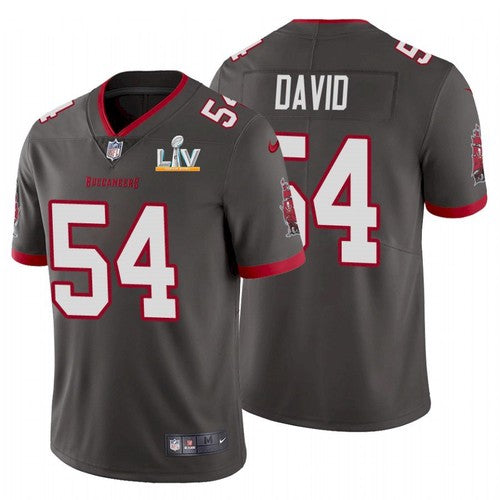 Lavonte David Tampa Bay Buccaneers grey jersey
