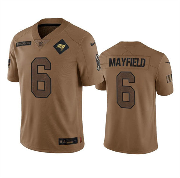 Baker Mayfield Tampa Bay Buccaneers brown Salute To Service jersey
