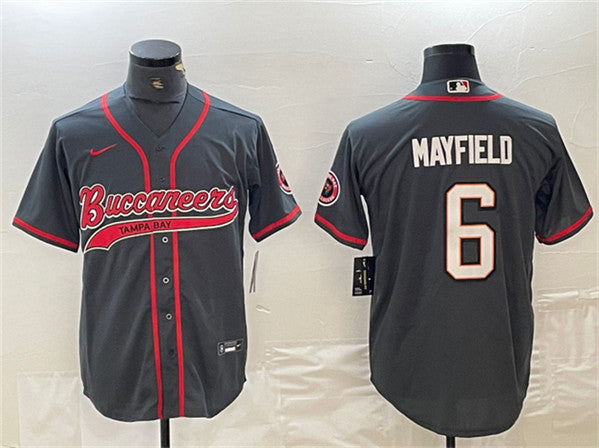 Baker Mayfield Tampa Bay Buccaneers grey jersey
