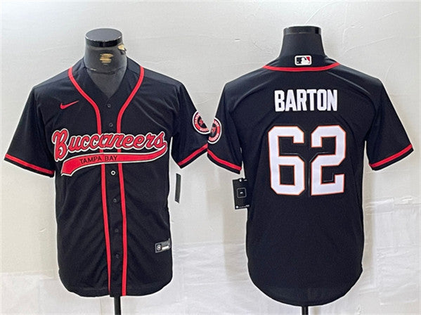 Graham Barton Tampa Bay Buccaneers black jersey