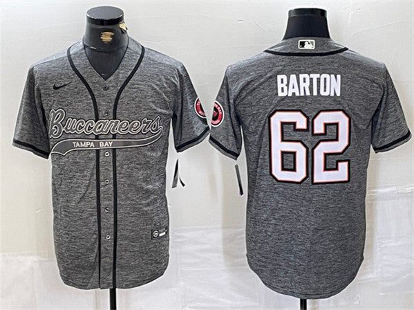 Graham Barton Tampa Bay Buccaneers gray jersey