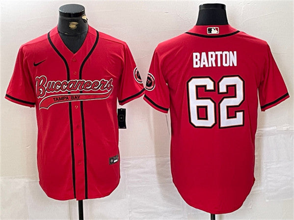 Graham Barton Tampa Bay Buccaneers red jersey