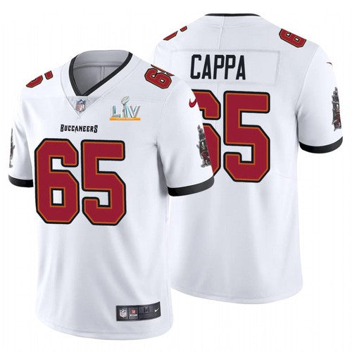 Alex Cappa Tampa Bay Buccaneers white jersey