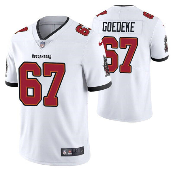 Luke Goedeke Tampa Bay Buccaneers white jersey