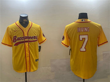 Bucky Irving Tampa Bay Buccaneers gold jersey