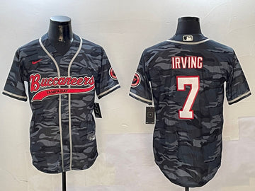Bucky Irving Tampa Bay Buccaneers gray Camo jersey