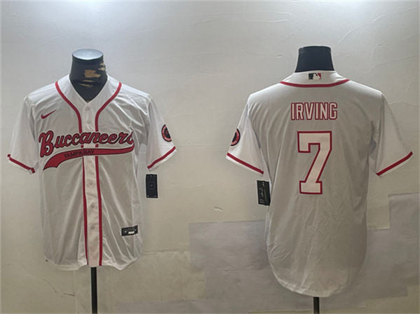 Bucky Irving Tampa Bay Buccaneers white jersey