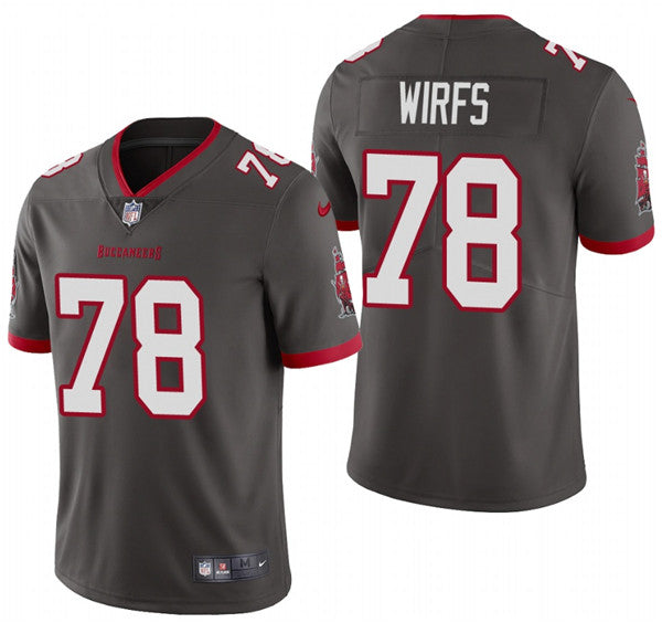 Tristan Wirfs Tampa Bay Buccaneers grey jersey