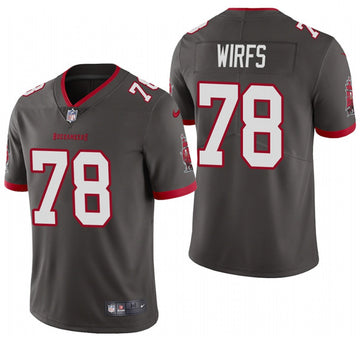 Tristan Wirfs Tampa Bay Buccaneers grey jersey