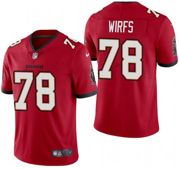 Tristan Wirfs Tampa Bay Buccaneers red jersey