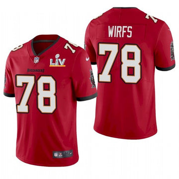 Tristan Wirfs Tampa Bay Buccaneers red jersey