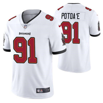 Benning Potoa'e Tampa Bay Buccaneers white jersey