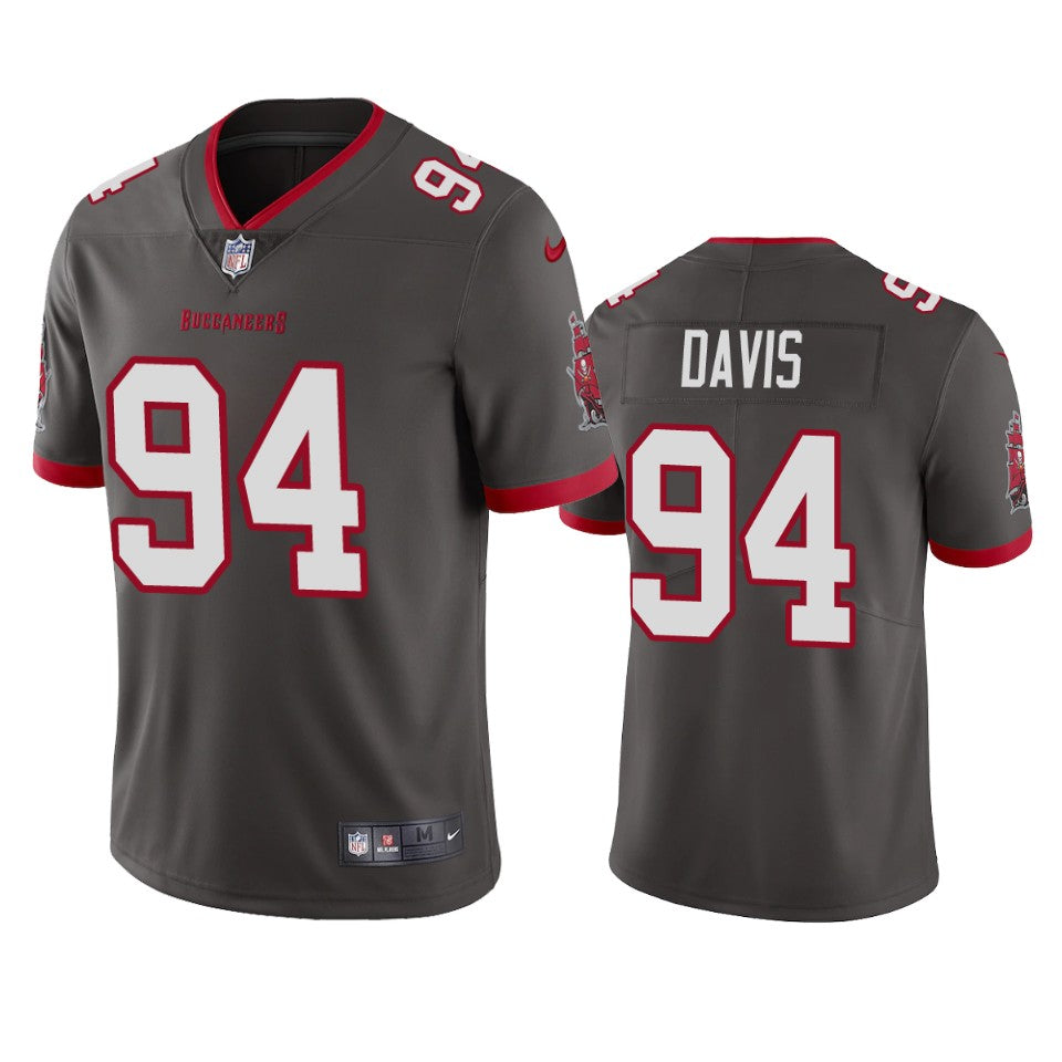 Khalil Davis Tampa Bay Buccaneers grey jersey