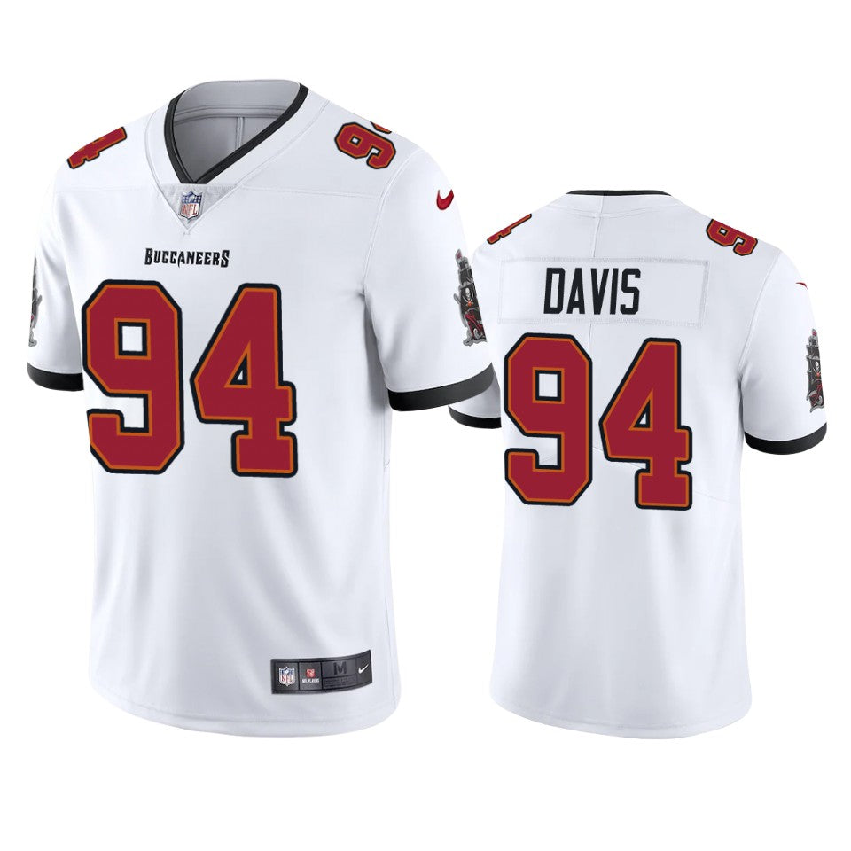 Khalil Davis New Tampa Bay Buccaneers white jersey