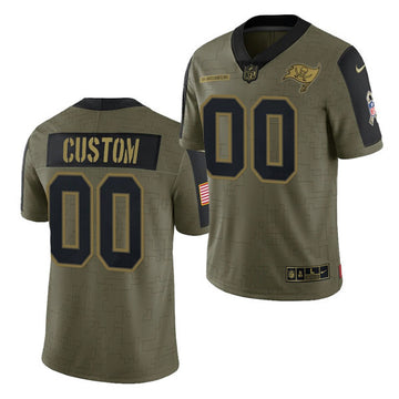 Tampa Bay Buccaneers olive Salute To Service jersey