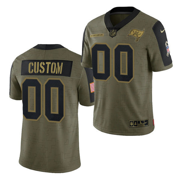 Tampa Bay Buccaneers olive Salute To Service jersey