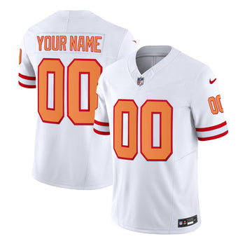 Custom Tampa Bay Buccaneers white FUSE jersey