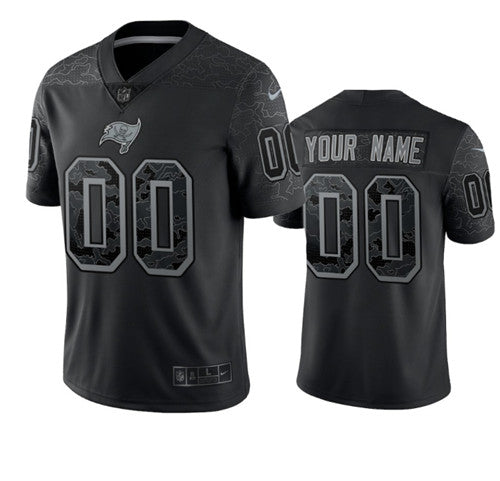 Custom Tampa Bay Buccaneers black jersey