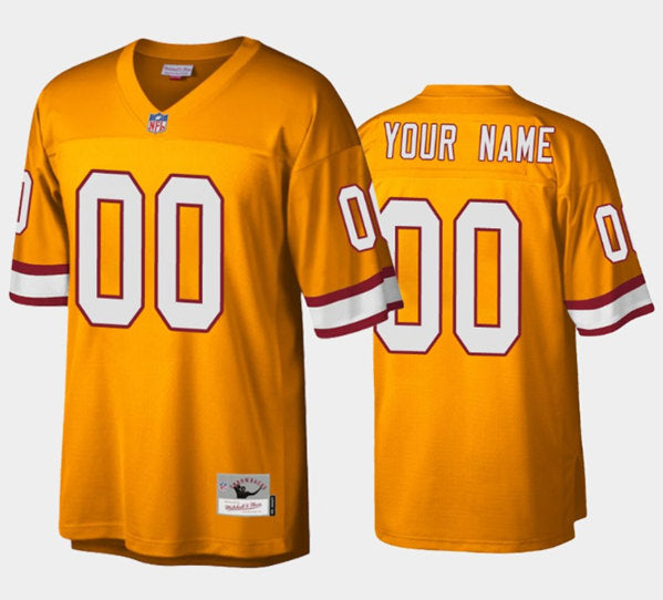 Custom Tampa Bay Buccaneers orange jersey