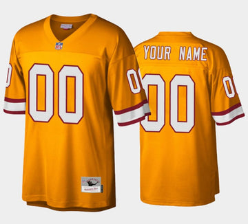 Custom Tampa Bay Buccaneers orange jersey