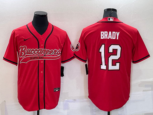 Custom Tampa Bay Buccaneers red jersey