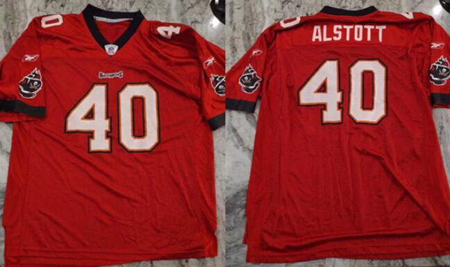 Custom Tampa Bay Buccaneers red Game jersey