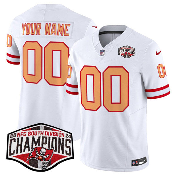 Custom Tampa Bay Buccaneers white FUSE jersey