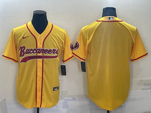 Custom Tampa Bay Buccaneers yellow jersey