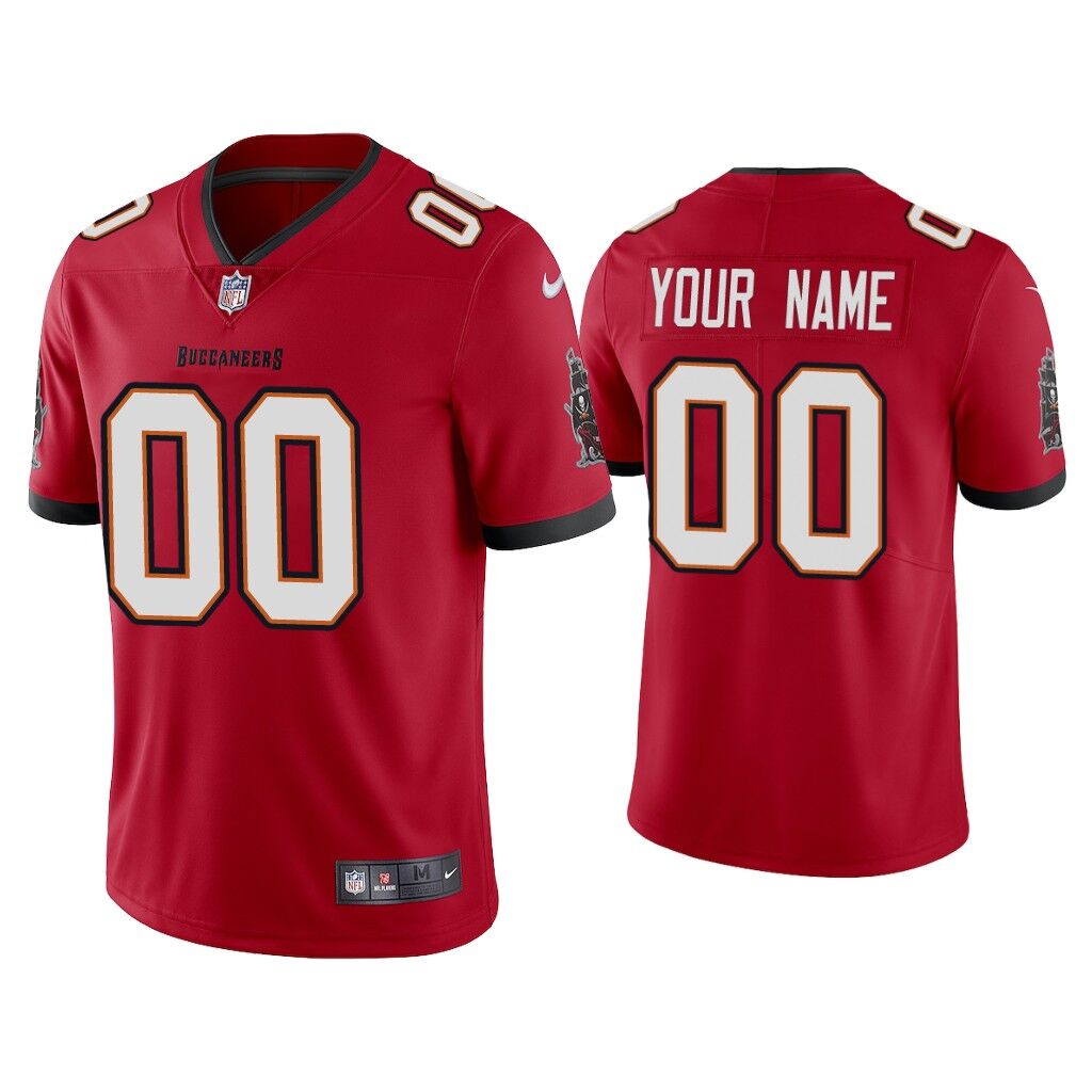 Custom Tampa Bay Buccaneers red jersey