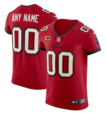 Custom Tampa Bay Buccaneers red Elite jersey