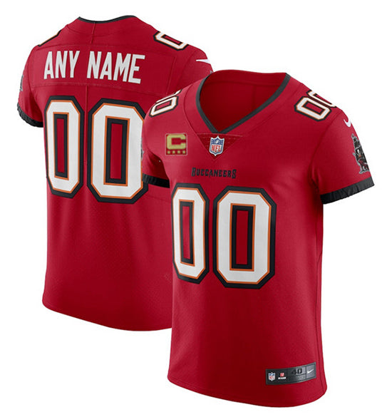 Custom Tampa Bay Buccaneers red Elite jersey