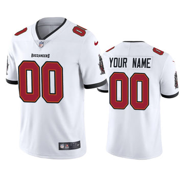 Custom Tampa Bay Buccaneers white jersey