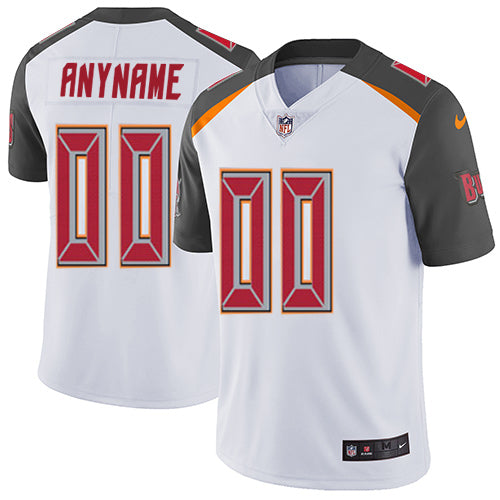 Custom Tampa Bay Buccaneers white jersey