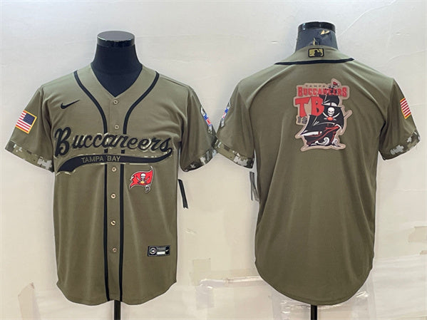 Tampa Bay Buccaneers olive Salute To Service jersey