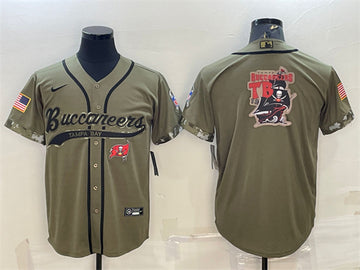 Tampa Bay Buccaneers olive Salute To Service jersey
