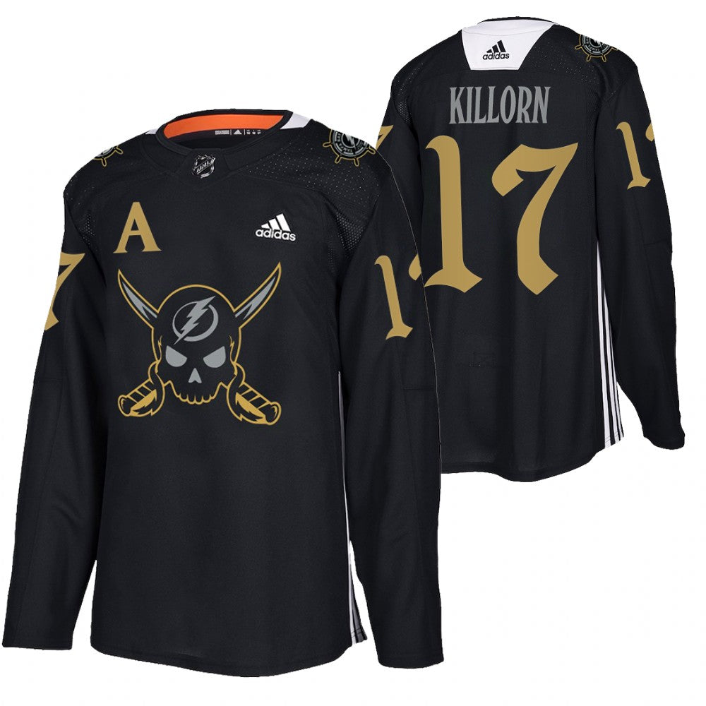 Alex Killorn Gasparilla Tampa Bay Lightning black jersey