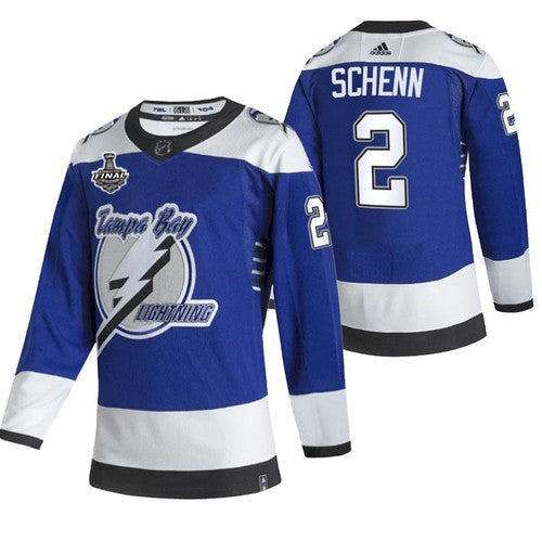 Luke Schenn Tampa Bay Lightning blue Reverse Retro jersey