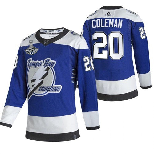 Blake Coleman Tampa Bay Lightning blue Reverse Retro jersey