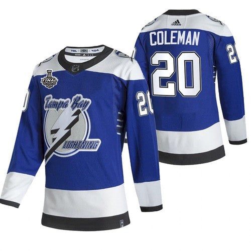 Blake Coleman Tampa Bay Lightning blue Reverse Retro jersey
