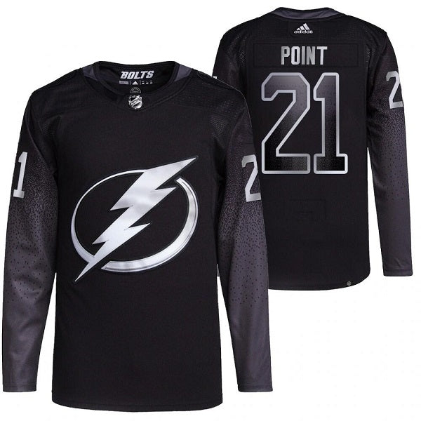 Brayden Point Tampa Bay Lightning black jersey